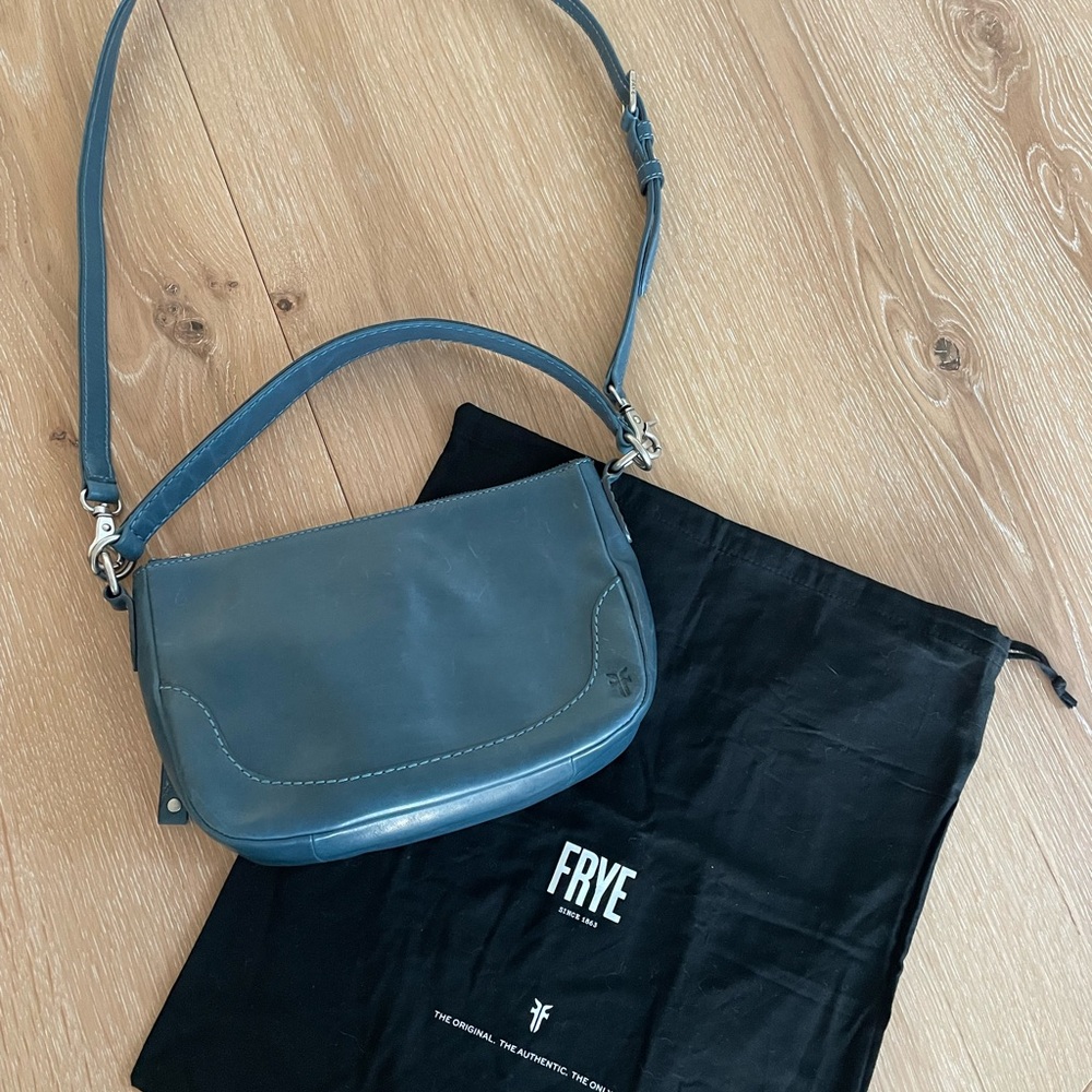 Frye Slate Blue Shoulder Bag